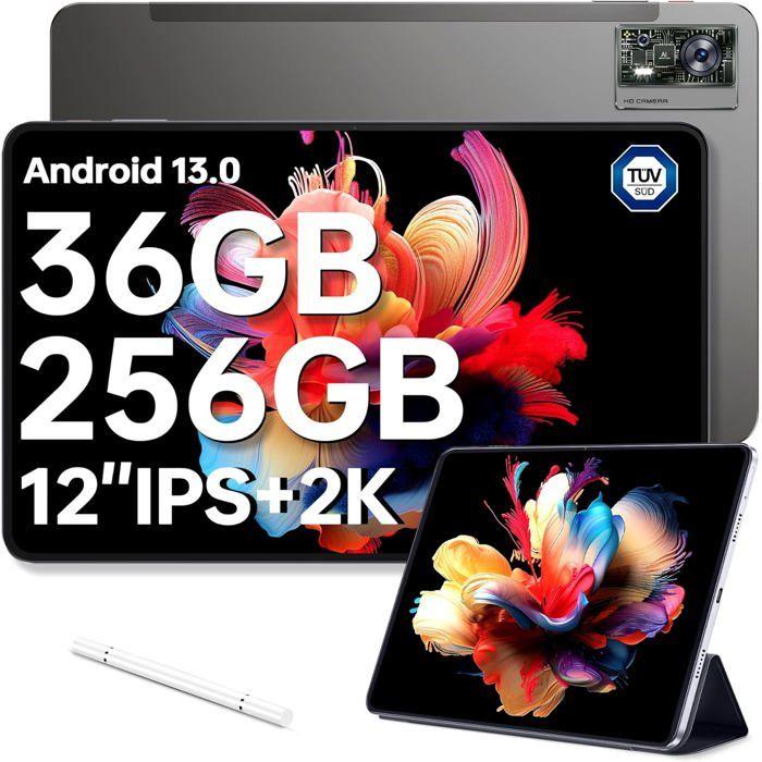 Tablet OUKITEL OT5 12 2,4K Display 36GB+256GB/2TB 11000mAh Touchscreen-Tablet 16MP+8MP Android 13 Dual 4G/GPS/Gesichtserkennung Grau