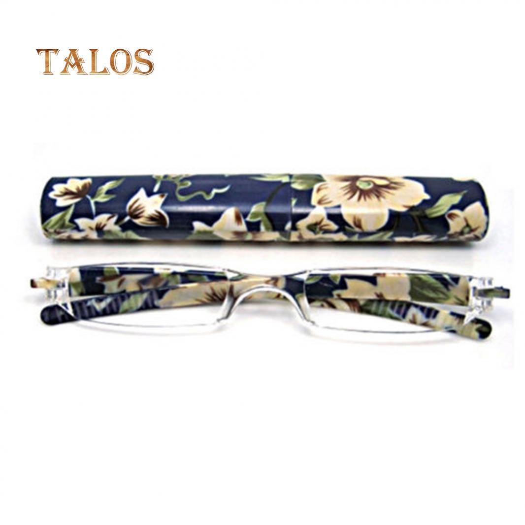 Männer Frauen Mode Mini Floral Lesebrille Rahmen +1,00 bis +4,00 Stärke Zubehör 3