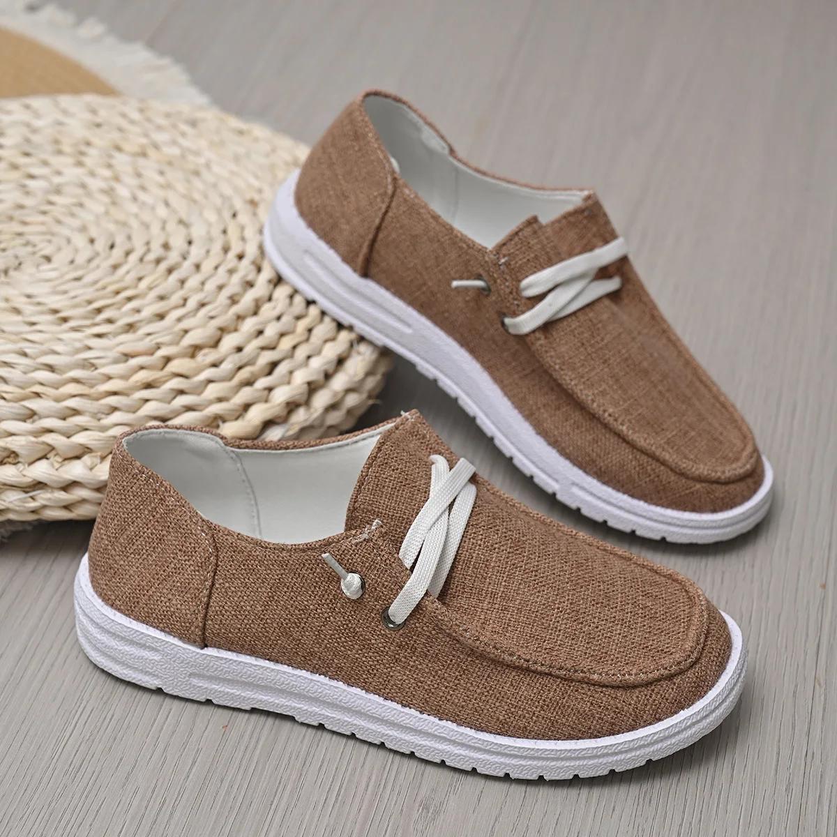 Frühling und Herbst Neue Mode Damen Vulkanisierte Sportschuhe Damen Casual Flache Schuhe Damen Modeschuhe 2026 43 hellbraune
