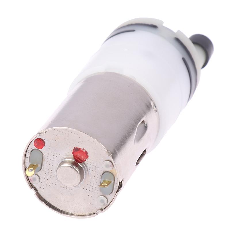 1 Stück 370 Wasserpumpe 3-12 V Gleichstrommotor Kleine Vakuumpumpe Luftpumpe Geräuscharm Großer Wasserdurchfluss Trinkwasserspenderpumpe