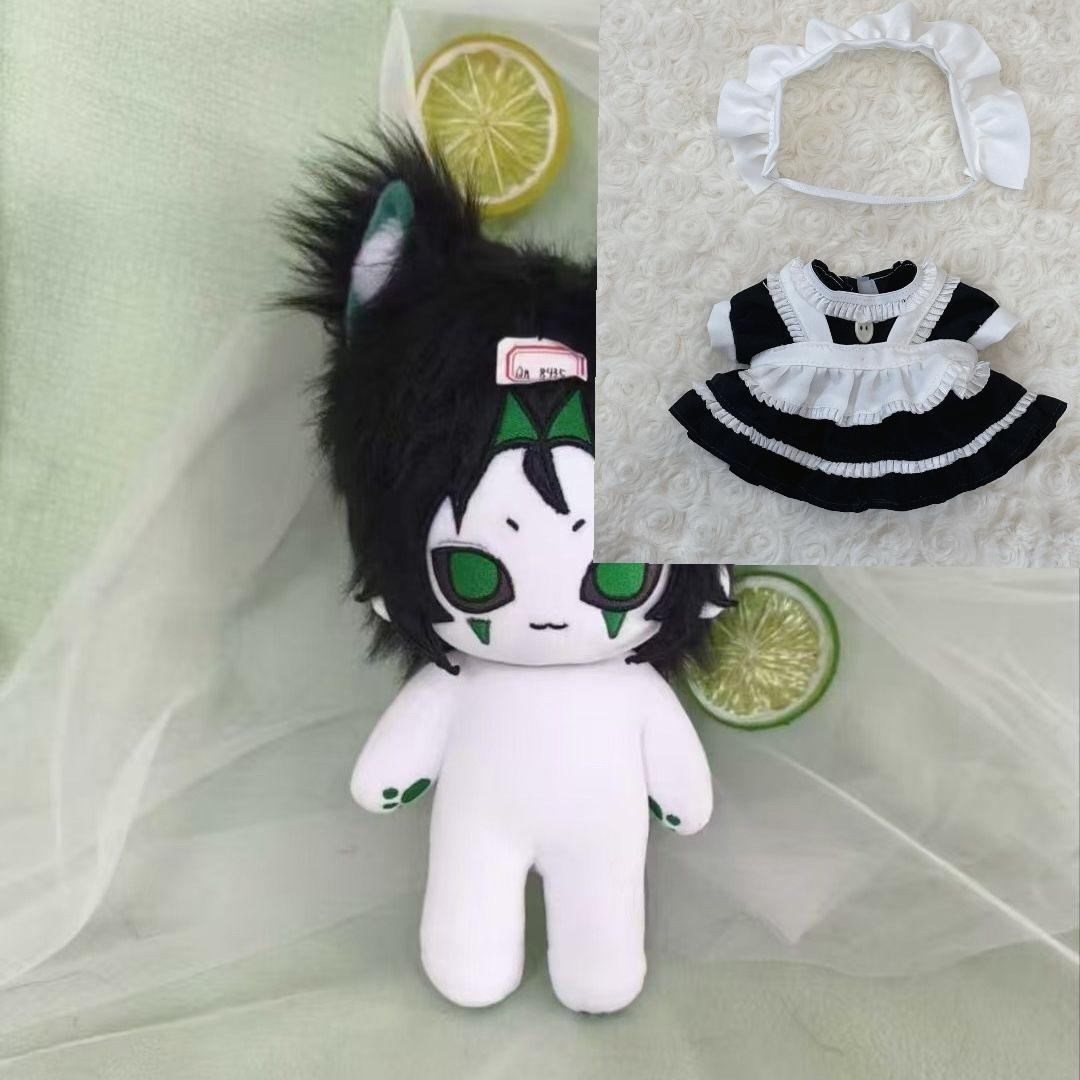 20cm Spiel The Freak Circus Harlekin Anime Figuren Plüsch Cosplay Verkleiden Baumwollpuppen Spielzeug Für Kinder Cosplay Dekoration Geburtstag with Skeleton