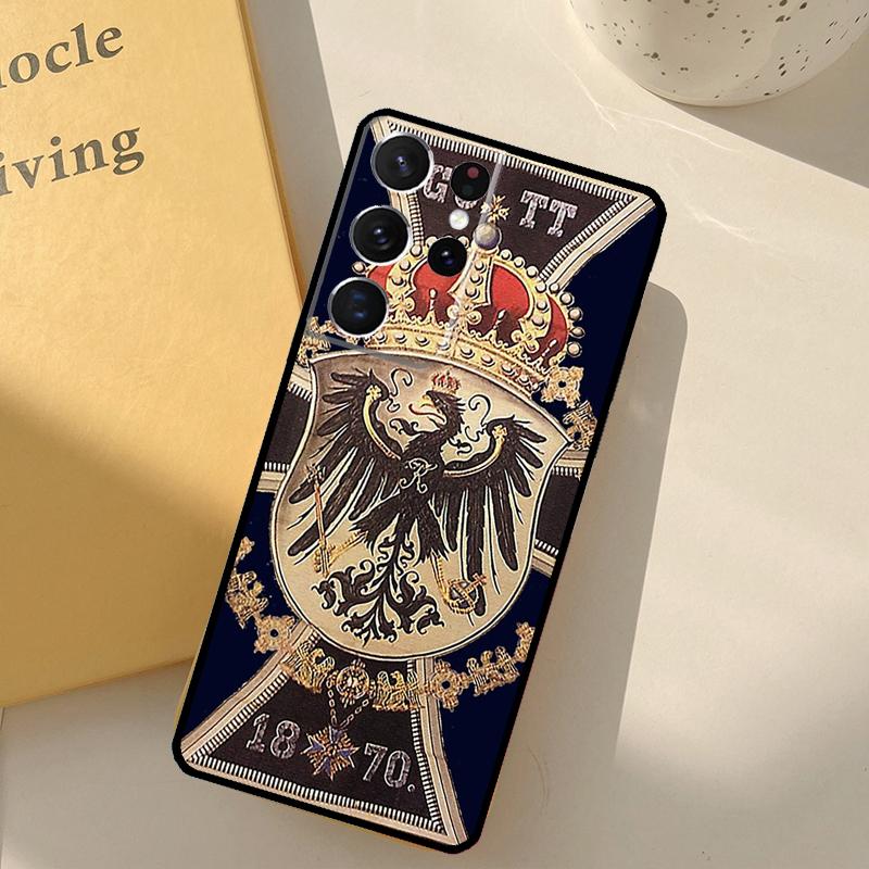 Deutsches 1870 Gott mit Uns Eisernes Kreuz Handyhülle Für Samsung Galaxy S23 S20 S21 S22 S24 S25 Ultra S9 S10 Plus S25 FE Hülle Schale Galaxy S20 FE