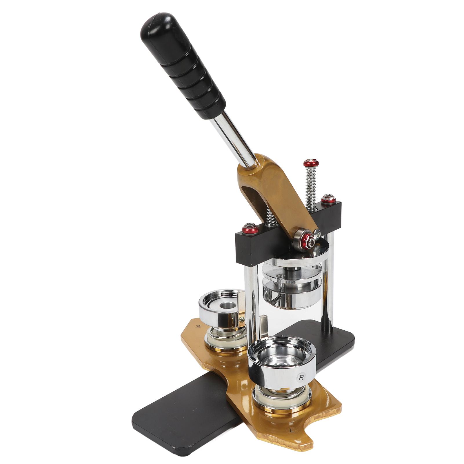 100 Sets Button Maker Maschine 44mm Drehen Button Pressen Maschine DIY Abzeichen mit Stanzformen