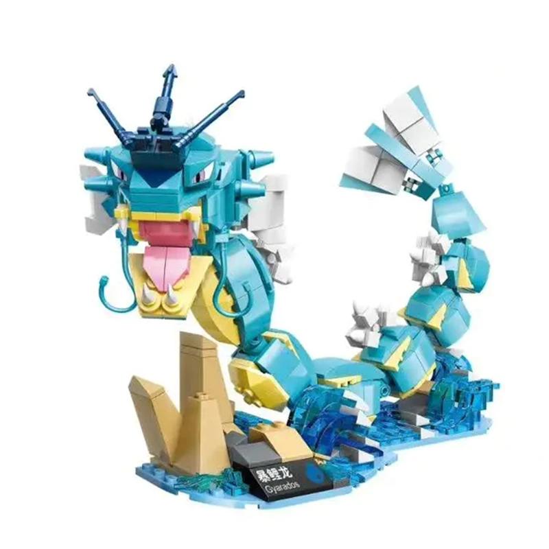 Pokemon Glurak Mewtu Bisasam Bausteine Cartoon Figur Modell Steine Sets Film Puppen Modell Kinderspielzeug Für Kinder Geschenk With Box blue