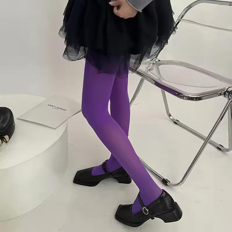 Sexy Bonbonfarbe Samtstrümpfe Damen 80D Blickdicht Mit Füßen Strumpfhose Strumpfhose Dicke Strumpfhose Strümpfe Damen Mode Strumpfhose Strumpfhose One Size blue