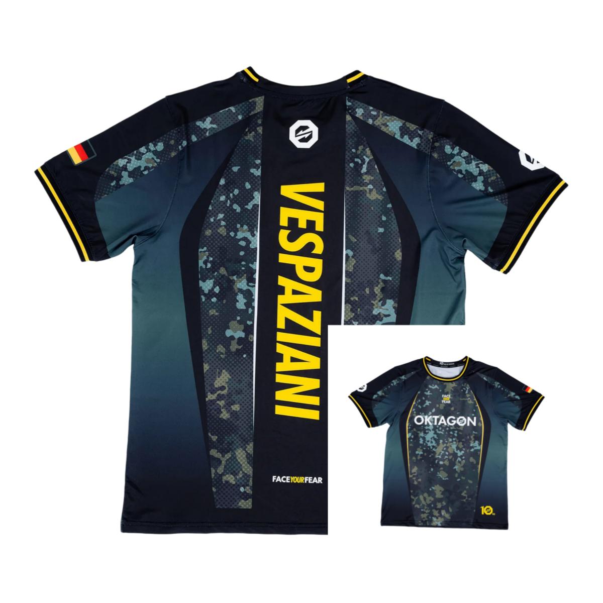 2026 MMA Kampfshirt Schnelltrocknend Atmungsaktiv Kurzarm Sport T-Shirt für Herren Sommer Fitnessstudio Boxen Jiu-Jitsu Training Sportbekleidung M black