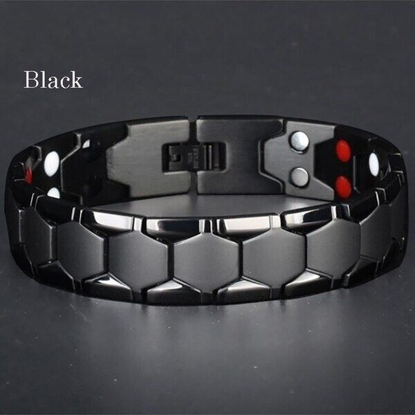 Herren Armband 3 in 1 Gesundheit Energie Armreif Arthritis Gedreht Magnetisch Exquisites Armband Männliches Geschenk Krafttherapie Armband CDN