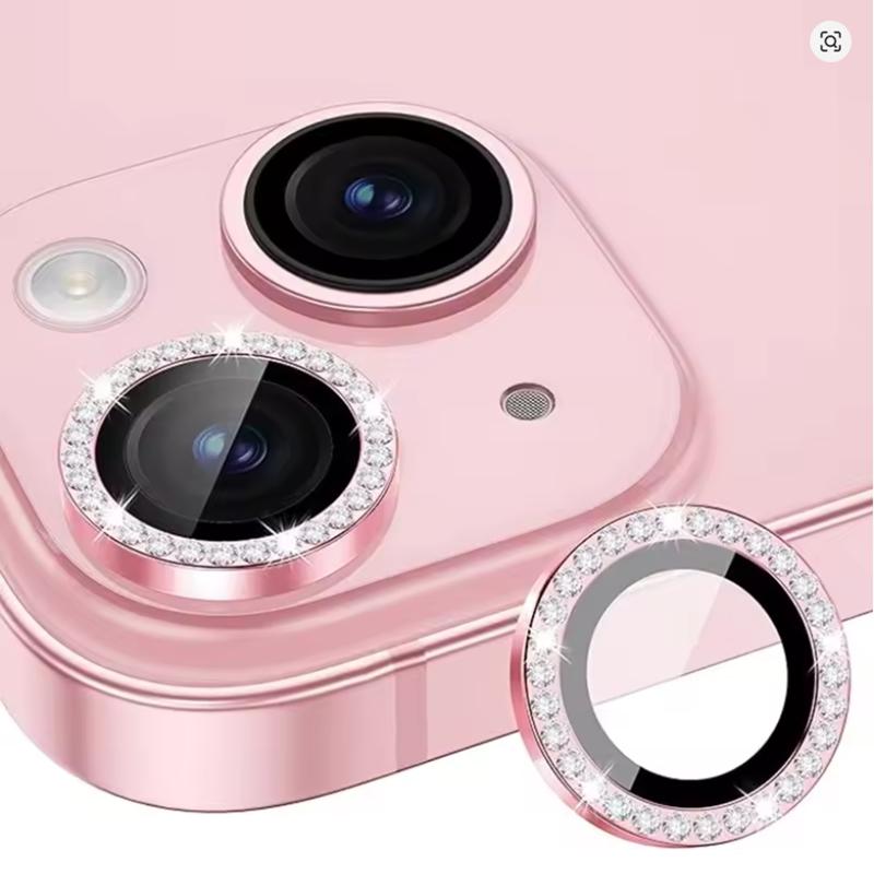 2-3 Stück Diamant Kameraobjektivschutz für iPhone 11 12 13 14 15 16 17 Pro Max Mini Air 16E 14 15 16 plus Metall Schutzglas iPhone 17 Air rosa