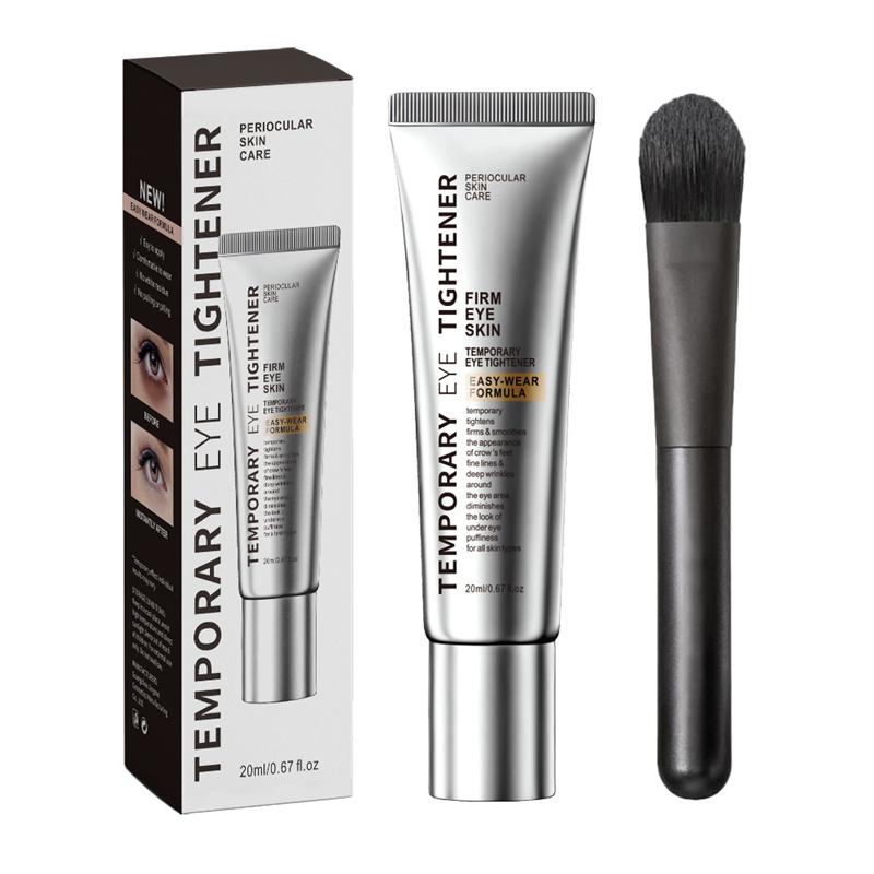 Straffende Augencreme Temporärer Augenstraffer Spendet tief Feuchtigkeit und lindert trockene Haut Augenpflege 1 Box (the brush inside the box)