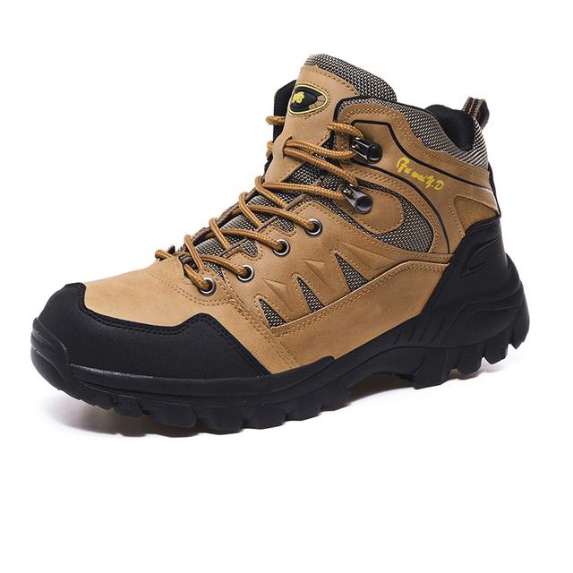 Große Größe Braune Wanderschuhe Herren Leicht Bequem Herren Trekkingschuh Reiseschuhe High Top Wanderschuhe Damen Camping Sport 37 brown