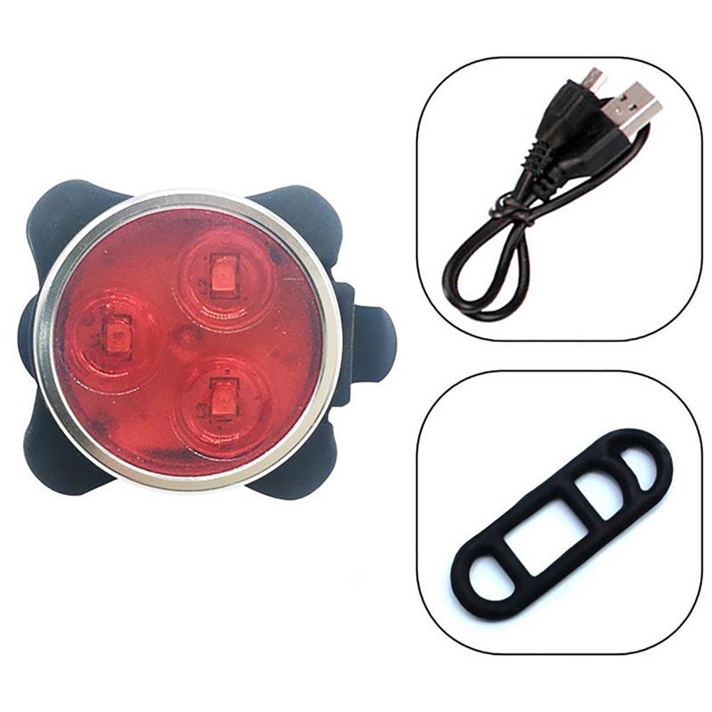 Haustier-Sicherheits-LED-Licht 4 Modi USB-wiederaufladbar Outdoor-Lampe für Haustierhalsband Geschirr Leine Hundezubehör red light #1