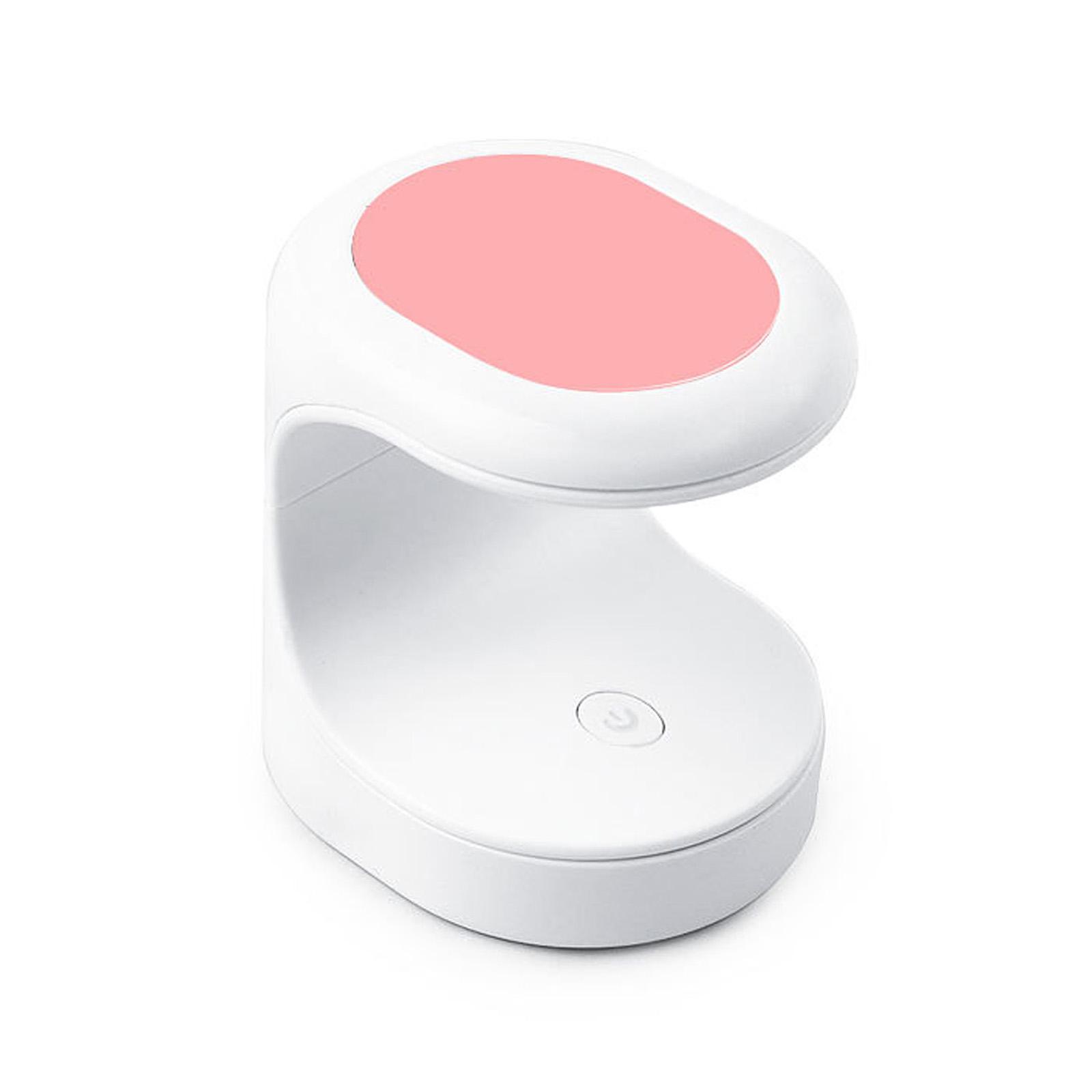 Mini-UV-LED-Nagellampe, Gel-Nagellack-Trockner, UV-Gel-Härtungslampe, USB-Nagel-UV-Licht, LED-Therapielicht rosa