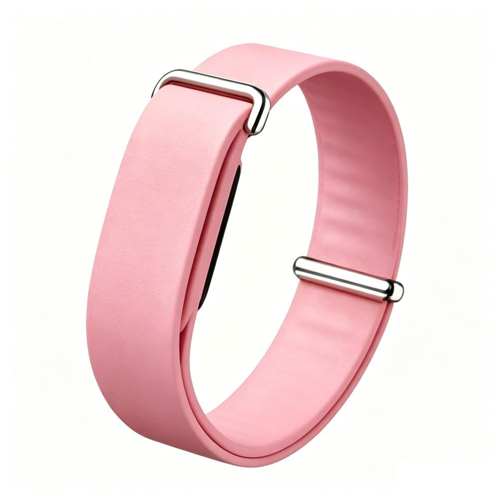 Silikon Sportband Weiches Ersatzarmband für Google Fitbit Air für Männer Frauen rosa