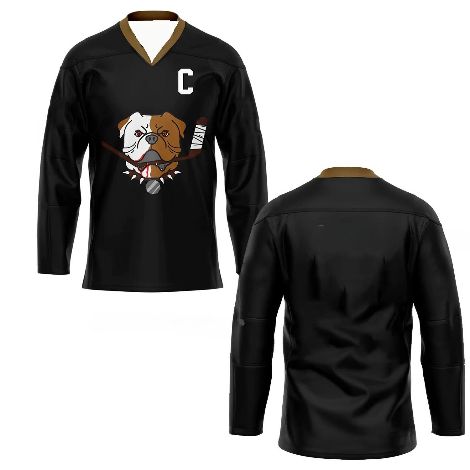 Sudbury Blueberry Bulldogs Eishockey Trikot Shirt Shoresy Shore #69 Herren Damen V-Ausschnitt Sportbekleidung Oberteil TV-Show Fan Merch S