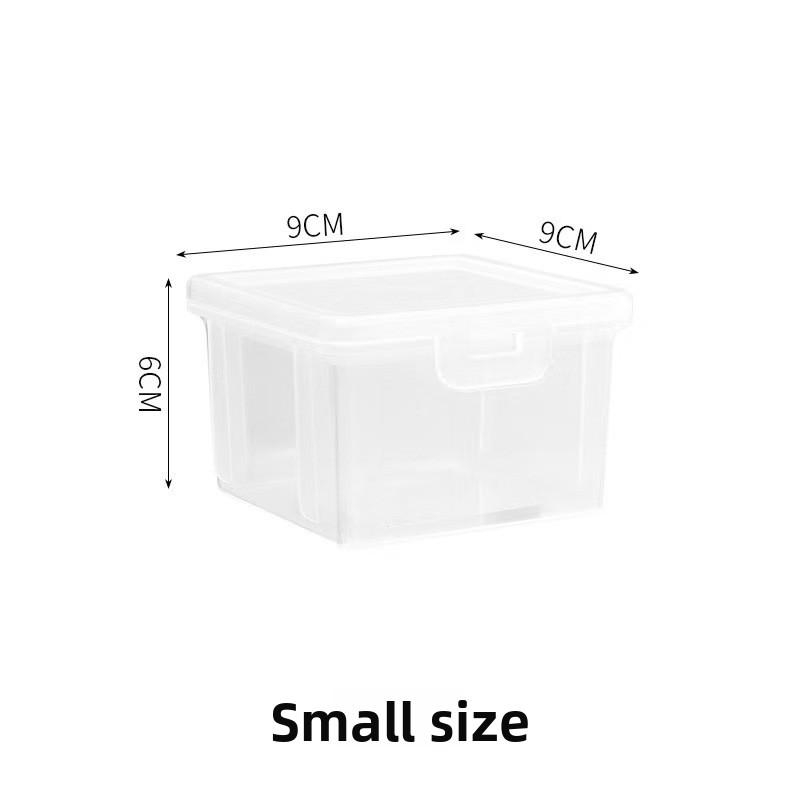 1 Stück Kunststoff Durchscheinendes Federmäppchen Große Kapazität Stifteboxen Tragbare Aufbewahrungs-Organizer-Box Studenten Bürobedarf Small