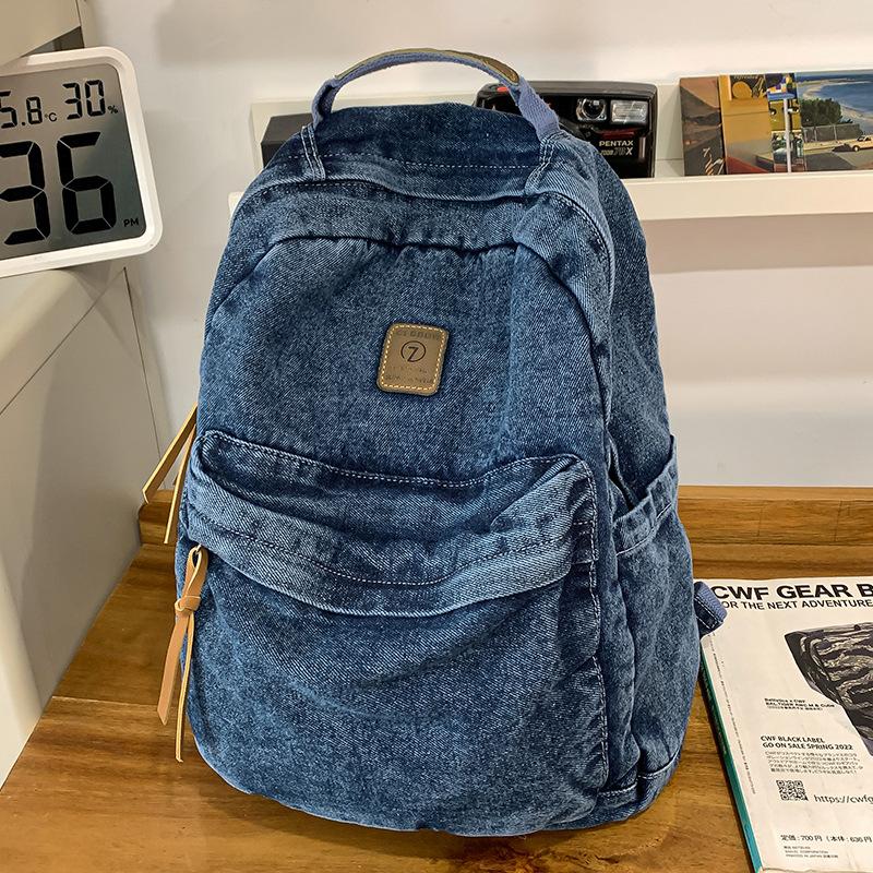 Kinder Schultaschen Grundschüler Realschülerinnen Gymnasiastinnen Jeans Rucksäcke