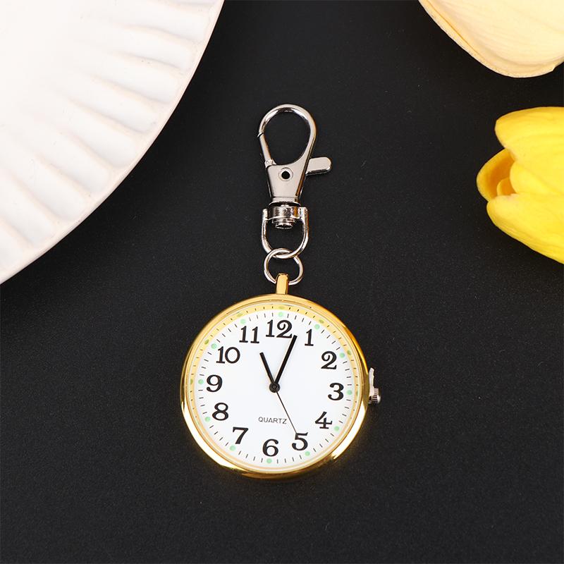 Taschenuhren, Krankenschwester-Taschenuhr, Schlüsselanhänger, Arzt, medizinische Vintage-Uhr, Geschenk gold