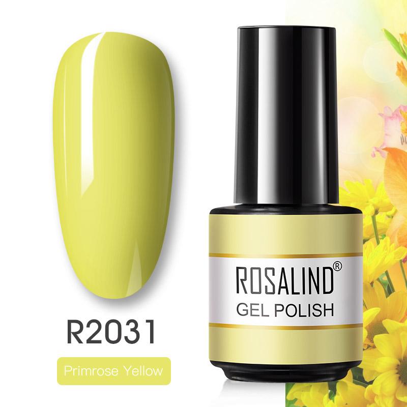 ROSALIND 7 ml Nagellack zum Einweichen, UV-Gel, Nägel, Kunst, semi-permanente Hybridlacke, Nagellack