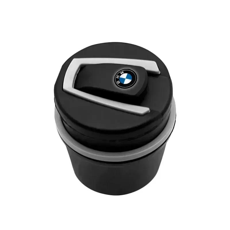 2025 Für BMW MINI Auto Aschenbecher Tragbar Auto LED Licht Zigaretten Zigarren Asche Zylinder Für MINI F54 F55 F56 R56 R60 SONE Roadst