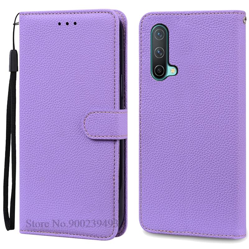 Nord CE 5G-Hülle für Oneplus Nord CE 5G-Hülle, Flip-Leder-Brieftaschen-Hülle für Oneplus Nord CE 5G-Hülle, Telefonabdeckung, Fundas Coque Oneplus Nord CE 5G licht lila