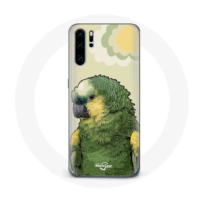 Hülle für Huawei P30 Amazon Papageien Grün