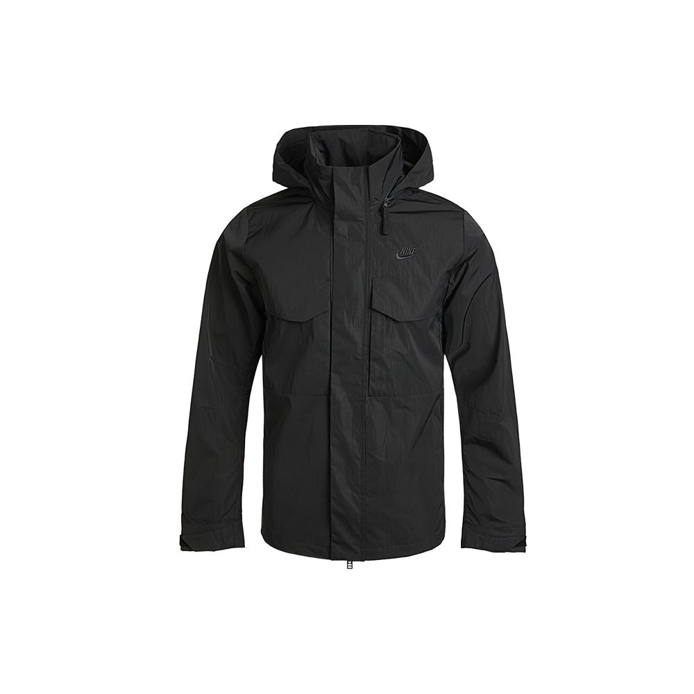 Nike Sportswear M65 Winddichte Atmungsaktive Kapuzenjacke Herren Jacken Schwarz CZ9880-010 L