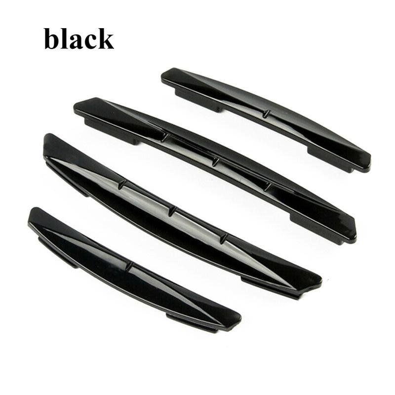 4 Teile/paket Auto Anti-Kollision Streifen Auto Tür Schutz Schutz Tür Rand Trim Schutz Styling Form Anti-Scratch Aufkleber ZPG schwarz