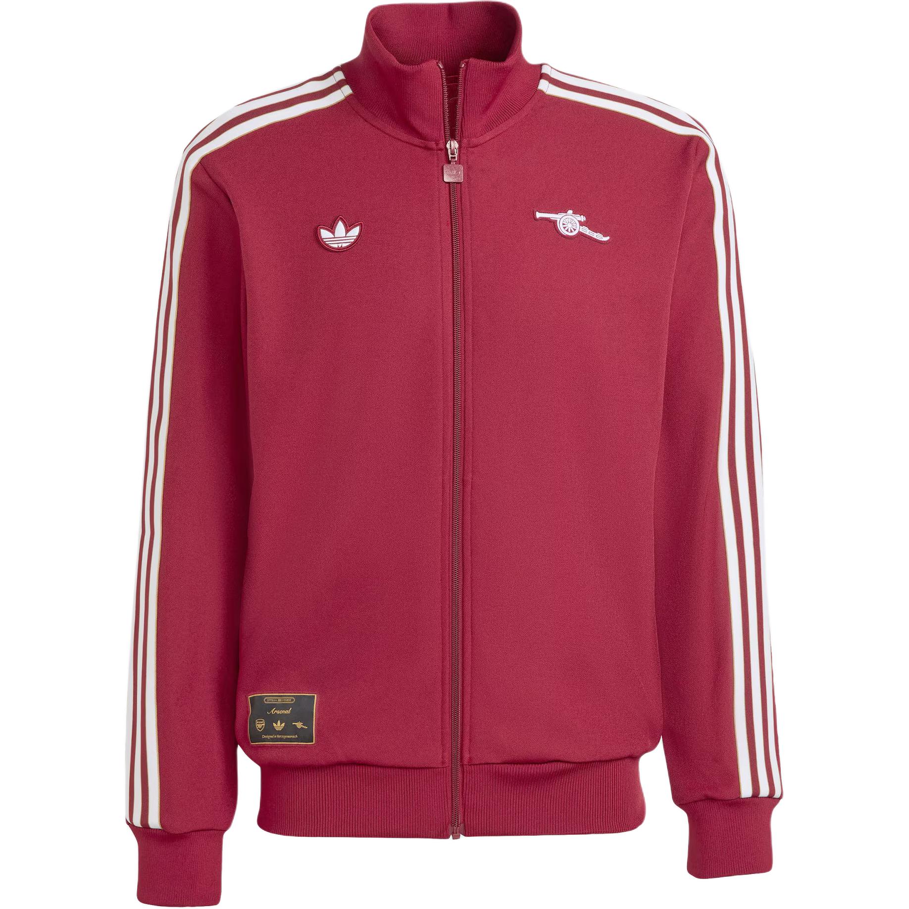 Adidas Originals Arsenal Terrace Icons Casual Culture Stehkragen Slim Jacke Herren Jacke JM9390 2XL