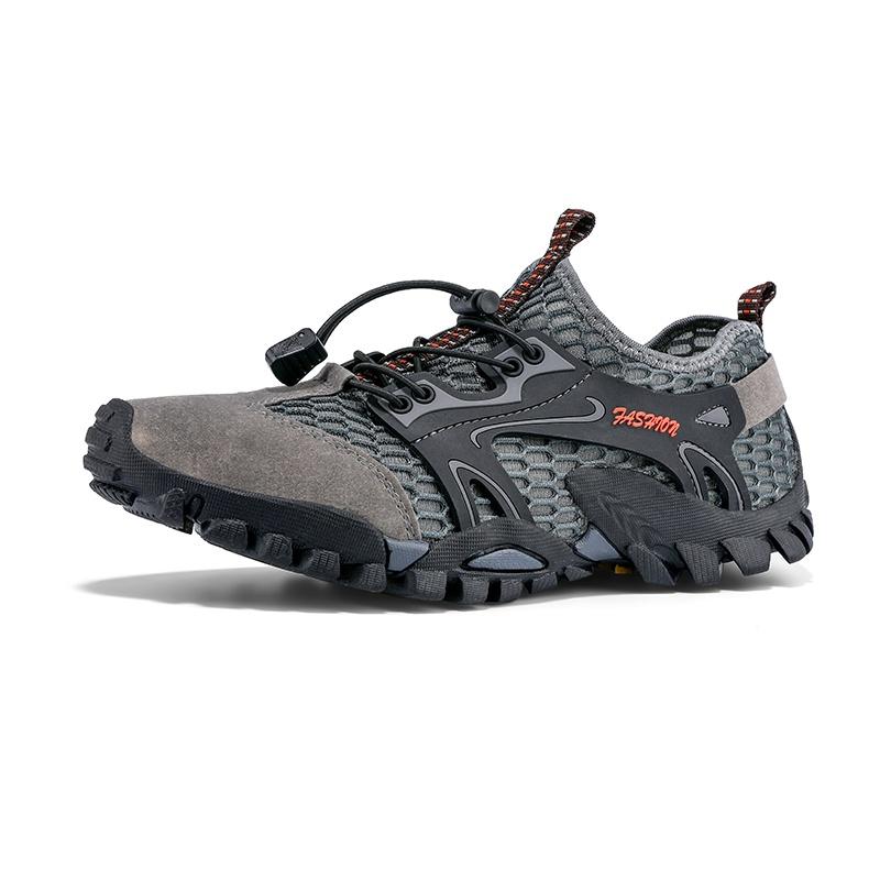Herren Outdoor-Sport-Wanderschuhe Klettern Trekking Wanderschuhe 50 grau