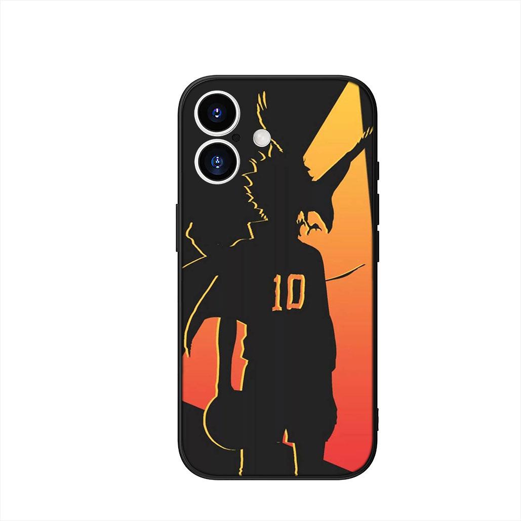 Volleyball Haikyuu Hinata Attacks Handyhülle Case für Apple iPhone 17 16 15 11 Pro XS Max XR 6 7 8 Plus + SE 2020 5 16E Hülle iPhone(7Plus)(8Plus)
