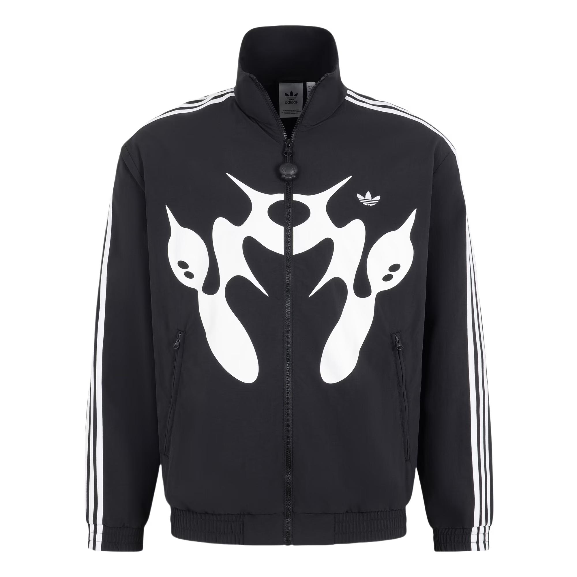 Adidas Originals X Offgod Modische Vielseitige Bequeme Hautfreundliche Jacke Unisex Jacke Schwarz KA2283 XL