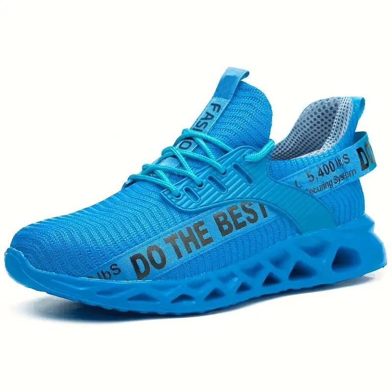 Sicherheitsschuhe mit Stahlkappe für Männer und Frauen, leichte Arbeitsschuhe mit Schutz, durchtrittsichere Arbeitsschuhe, Unisex-Bausicherheits-Arbeitsstiefel 36 blau