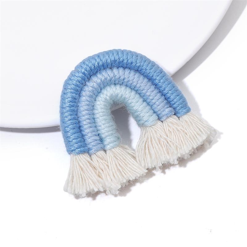 1 Stück/Beutel, Stoff-Anhänger im ethnischen Stil, Quaste in Regenbogenfarbe, für DIY-Ohrringe, Halsketten, Schlüsselanhänger, Schmuckherstellung, Zubehör 7