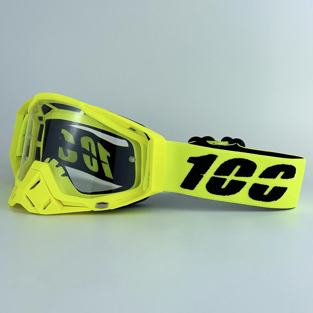 100 Sports Motocross-Brille Motorrad-Sonnenbrille Mann MTB ATV Maske Winddichter Schutz Skifahren Radfahren Rennen Offroad-Brille