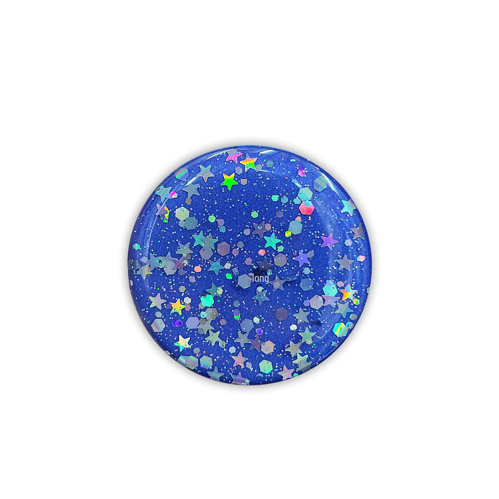 Sternenhimmel-Tischständer zum Einziehen für Handys und Tablets – inklusive Flashback-Aufkleber königsblau