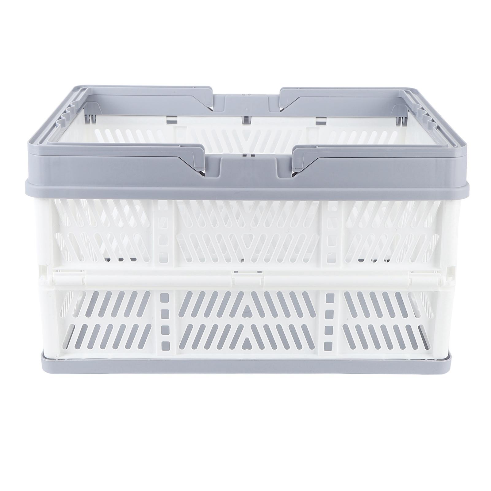 Zusammenklappbare Körbe mit Griffen PP Wasserdichte Zusammenklappbare Aufbewahrungskisten für Zuhause Küche Schlafzimmer