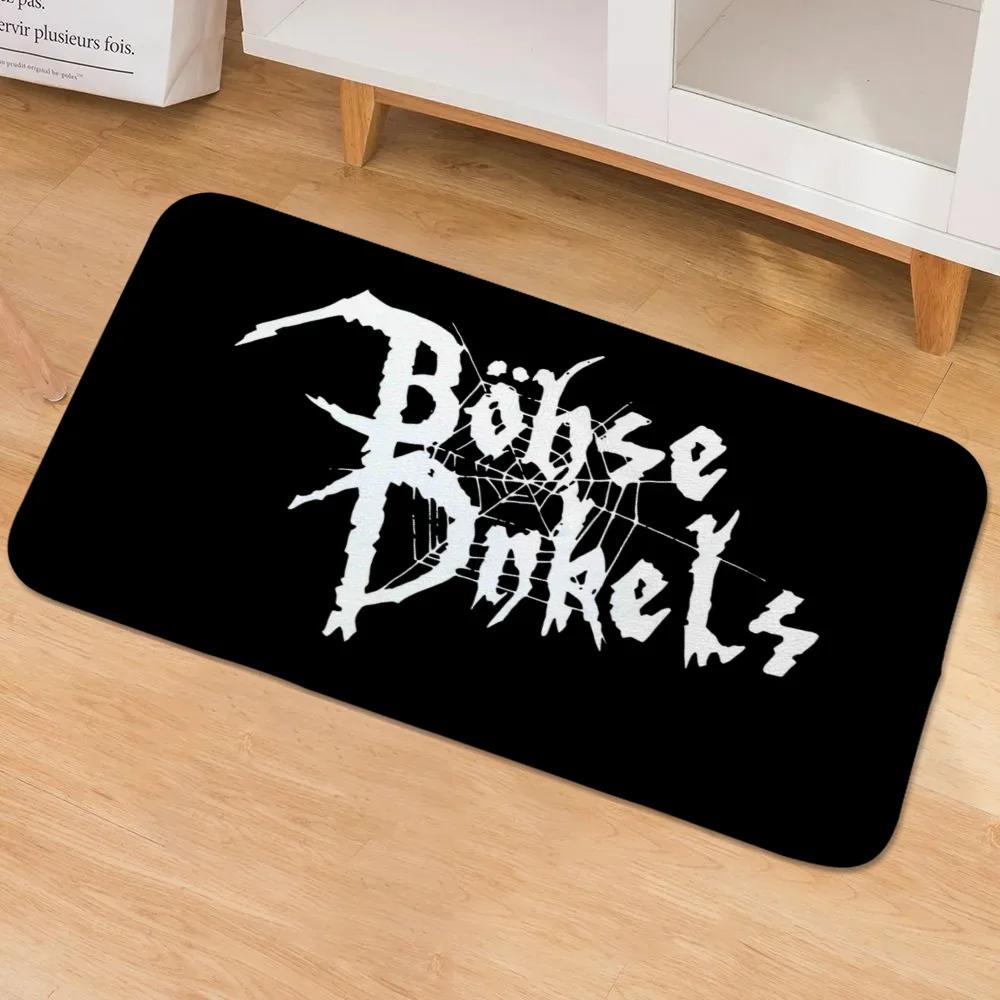 Fußmatte Teppich Teppich Auswahl Tentakel Bohse Onkelz Deutschland Bo Musik Rockband Heavy Mental Haupttür Eingangsmatte Teppich für Küche 60x90cm