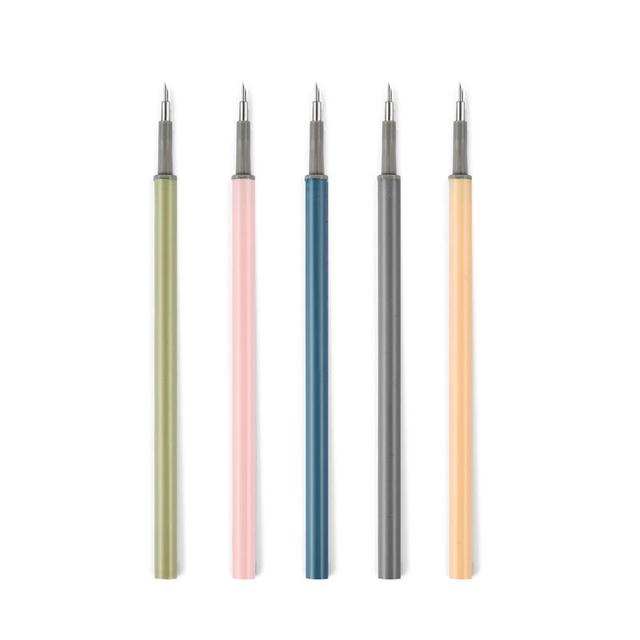 Kunst Allzweckmesser, Stift, Messer, geschnittene Aufkleber, Scrapbooking, Schneidwerkzeug, Express-Box, Messer, Schulbedarf, DIY-Bastelbedarf Mixed Knife core-5pc