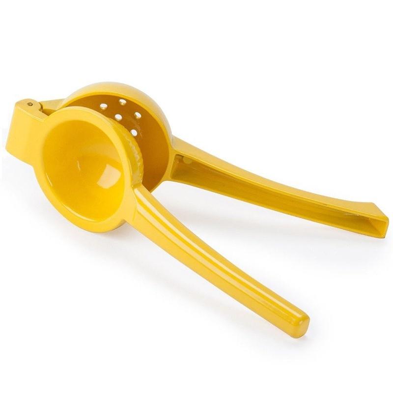 Küche Bar Obst Zitrone Limette Orange Squeezer Entsafter Saft Manuelle Handpresse Zitruspresse Werkzeuge gelb