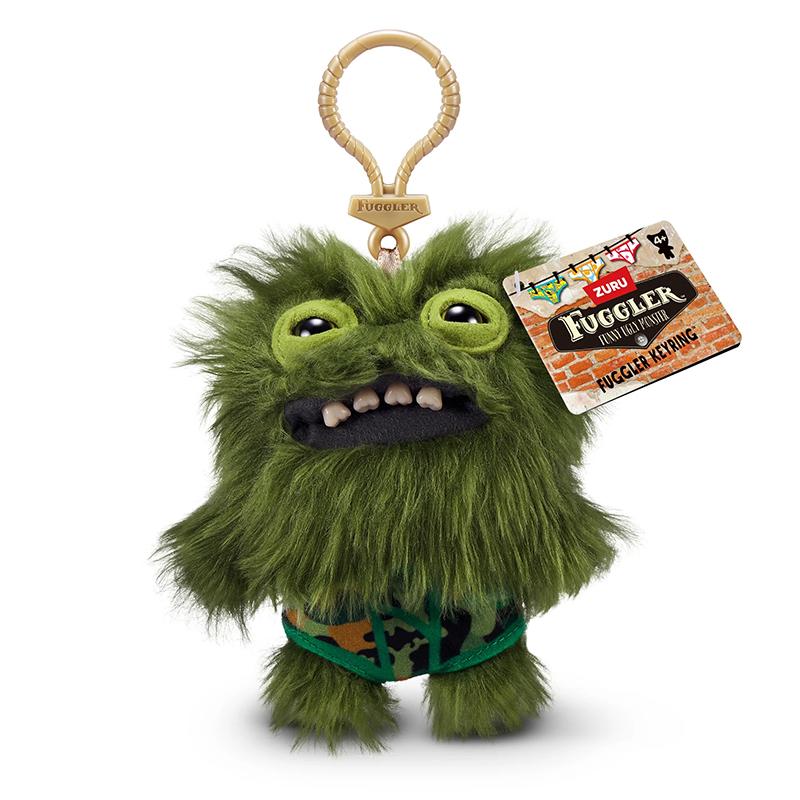 Fuggler Hässliche Monster Plüsch Schlüsselanhänger Spielzeug 5 Zoll Lustiges Hässliches Zähne Monster Weiche Plüschpuppe Taschen Schlüsselanhänger Sammlerstück Kindergeschenk 5-Inch black