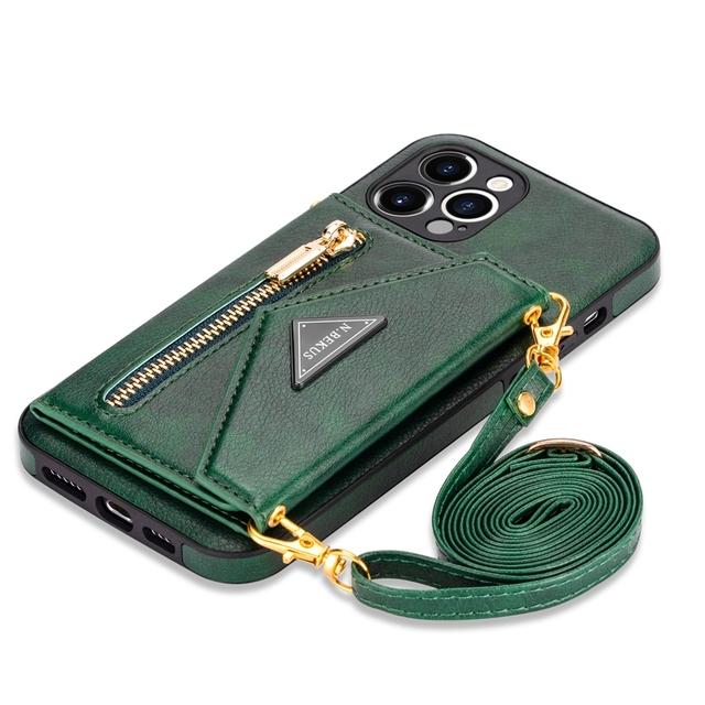 Brieftasche Seitenkarte mit /Lanyard Ledertasche für iPhone 14 Pro Max 13 Pro Max 12 Pro Max 11 Pro Max Se 2022 X Xs Max 8 7 6 6s Plus iPhone 12 Mini