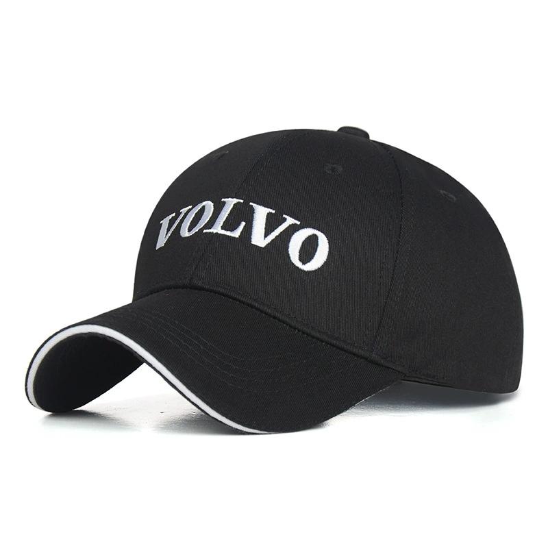 Für Volvo Emblem Outdoor Sommer Sportmütze Stickerei Baseballkappen Frühling und Herbst Outdoor Verstellbare Freizeitkappe Sonnenschutzmütze