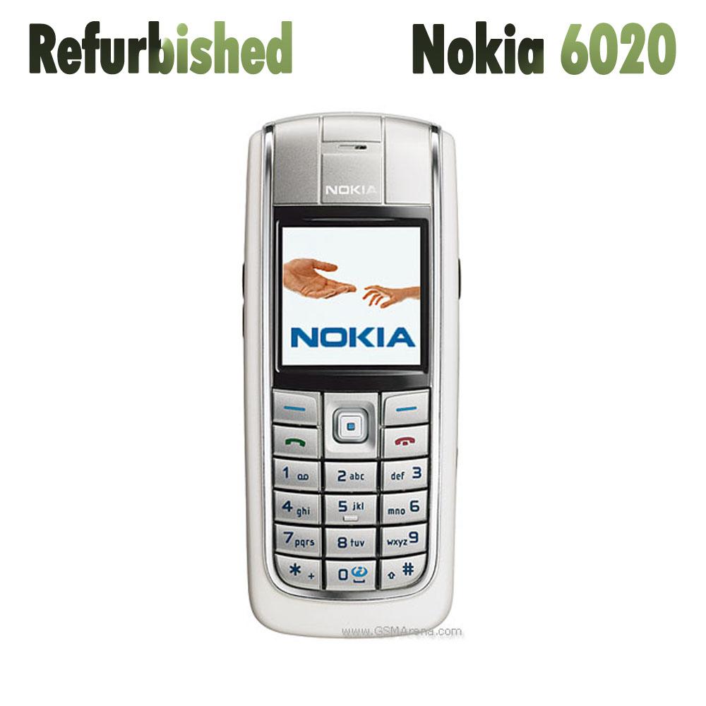 Generalüberholtes Nokia Entsperrtes Original Nokia 6020 Mobiltelefon Mit 1 SIM 1 Battery 1 Charger schwarz