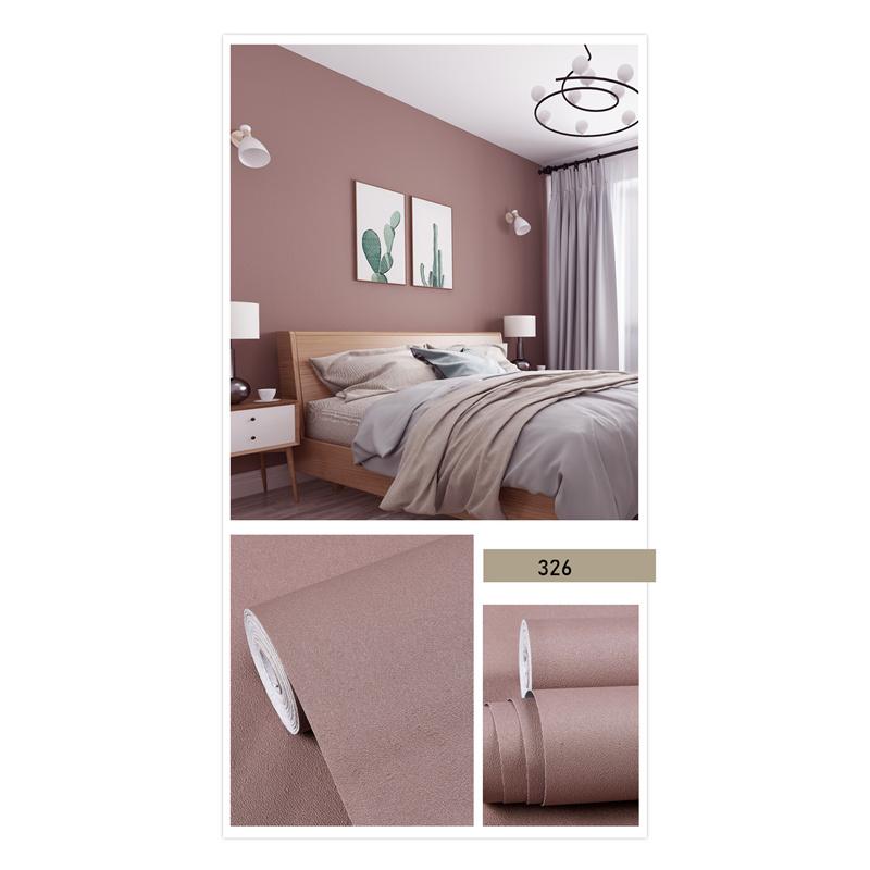 Selbstklebende wasserdichte, feuchtigkeitsbeständige Tapete, Schlafzimmer, Wohnzimmer, Renovierung, Wandaufkleber, Heimdekoration 10m gray