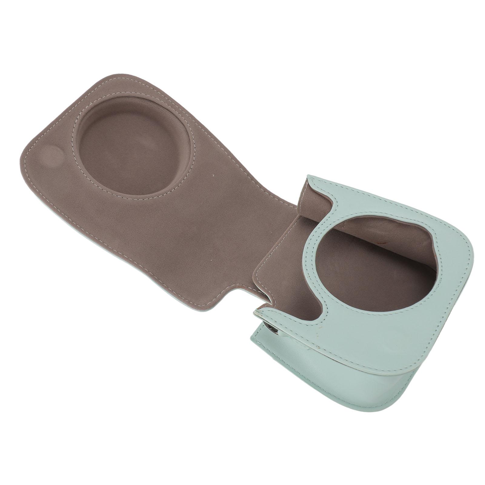 Zubehör für Fujifilm Instax Mini 12, PU-Leder-Sofortbildkamera-Tasche, Mini-Bilderalbum-Rahmen grün