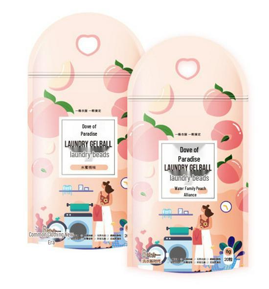 Neuling-Spezial: 5 Yuan Rabatt - Camellia 5D Waschmittel-Pods mit langanhaltenden Duftperlen 40 Laundry Pods - 2 Bags