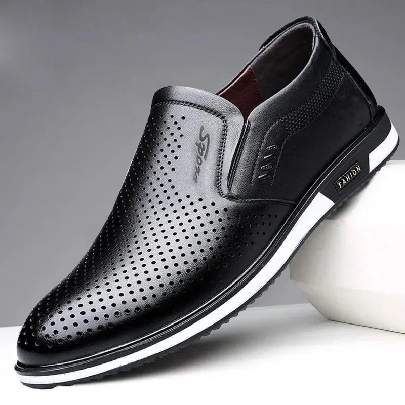 Schuhe für Herren Designer-Loafer Hochwertige Mokassins für Erwachsene Herren-Fahrschuhe Herrenschuhe Formelle Herrenschuhe 43 coole schwarze