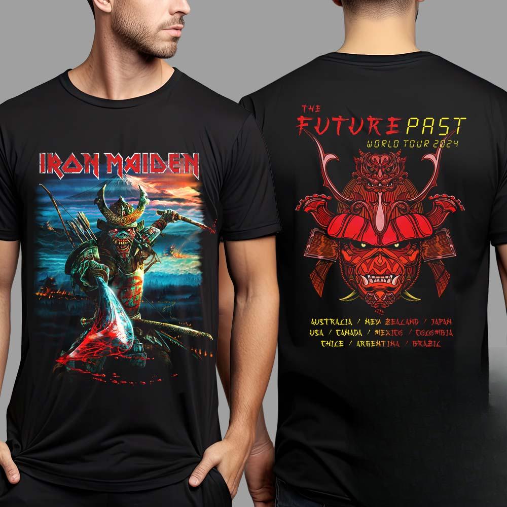 Ir Maiden Run For Your Lives Welttournee 2026 Eddie Mit Einer Axt Offizielle Kunst Un High-End Luxus Ist Für Beide Geschlechter Top Y2k Damen Herren Kleidung L