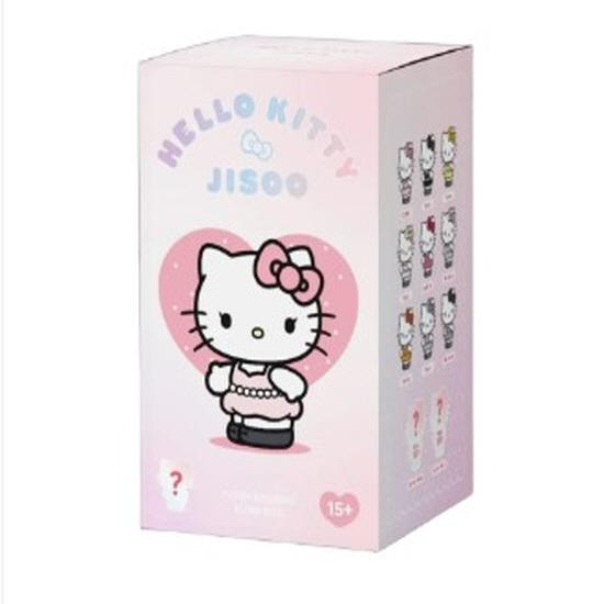 BLACKPINK JISOO x HELLO KITTY Limited Edition Zufälliger Plüsch-Schlüsselanhänger | Ungeöffnete Zufallsbox K-POP Merchandise Random Box
