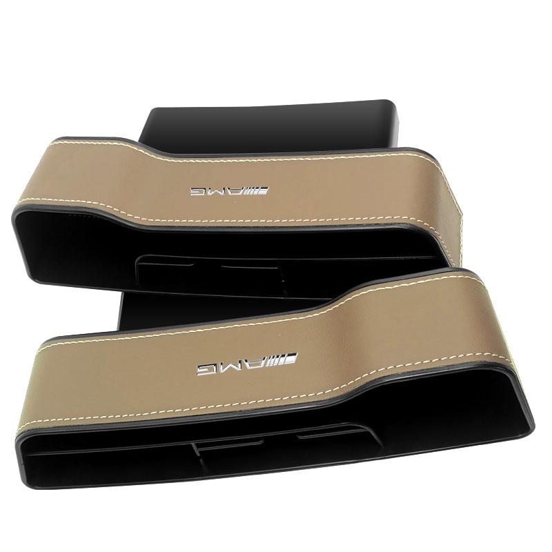 Autositz Lücken Organizer Multifunktionale Aufbewahrungsbox Becherhalter Für Mercedes Benz AMG W212 W205 W246 W177 W176 W213 GLC GLE GLS ML Willkommen Laser Logo Lampe AMG beige